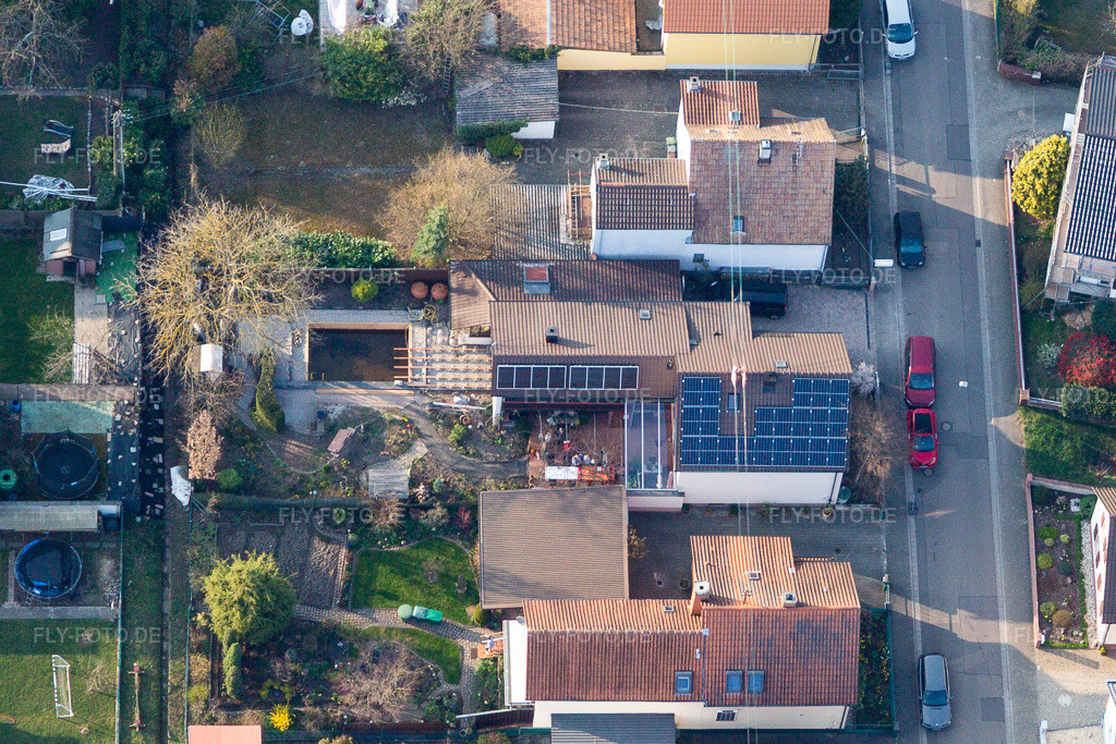 Luftbild: Waldstr in Kandel im Bundesland Rheinland-Pfalz in Deutschland. Foto: IMG_113216.jpg vom 23.03.2019 durch Werner Riehm/FLY-FOTO.de