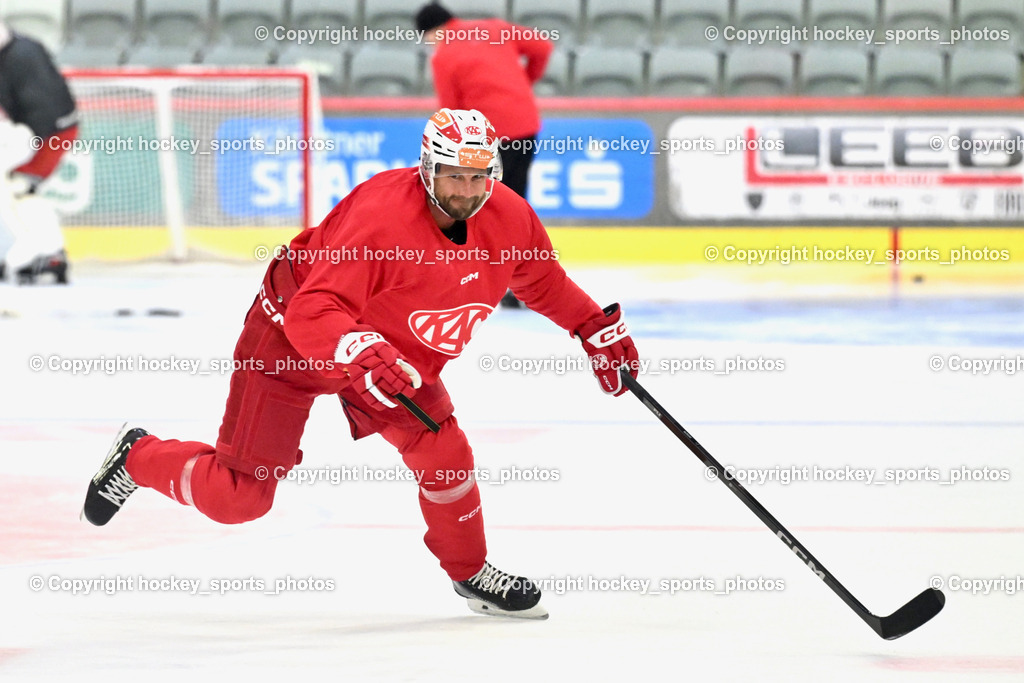 EC KAC Trainingsstart | Jan Mursak EC KAC, EC KAC Trainingsstart, EC KAC Trainingsstart am 06.08.2025 in Klagenfurt (Heidi Horten Eishalle ), Austria, (Photo by Bernd Stefan)