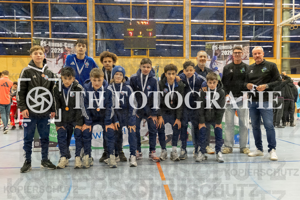 GER, Teamfoto, Fussball, U14 Hallenturnier, PS-Immo-Cup 2026, 18.01.2026 | RC Strasborg