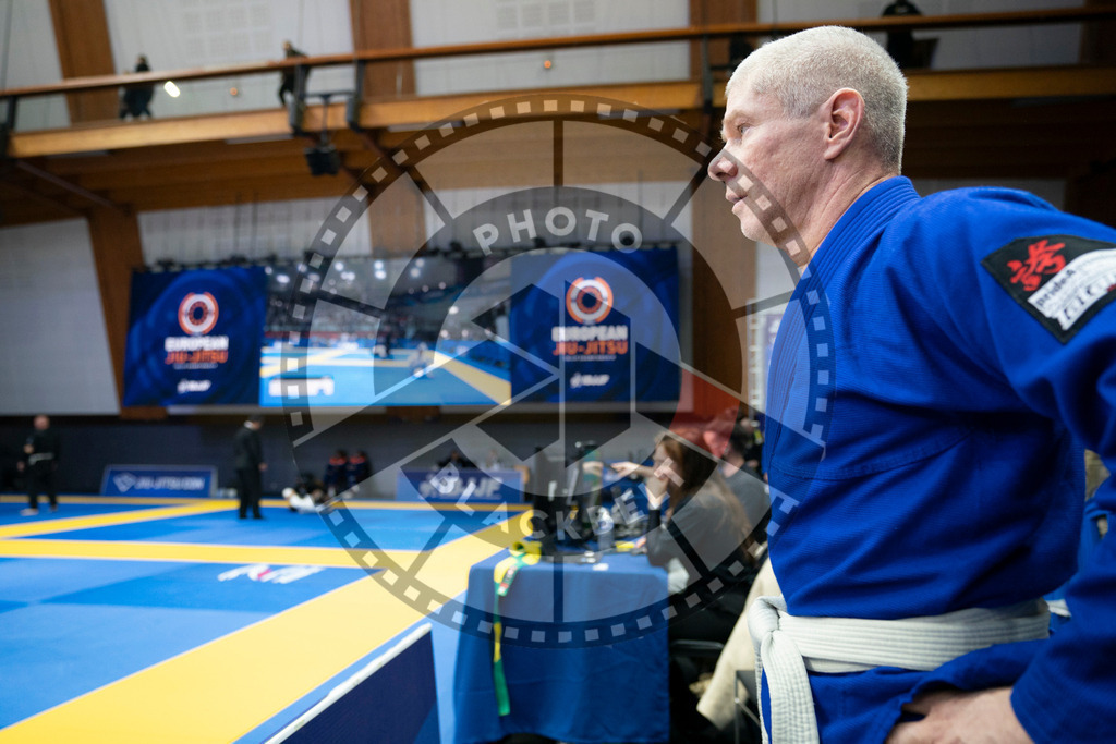 20240119PBB3673 | Fighters compete during the IBJJF European Championship in Paris, France, on January 19, 2024.