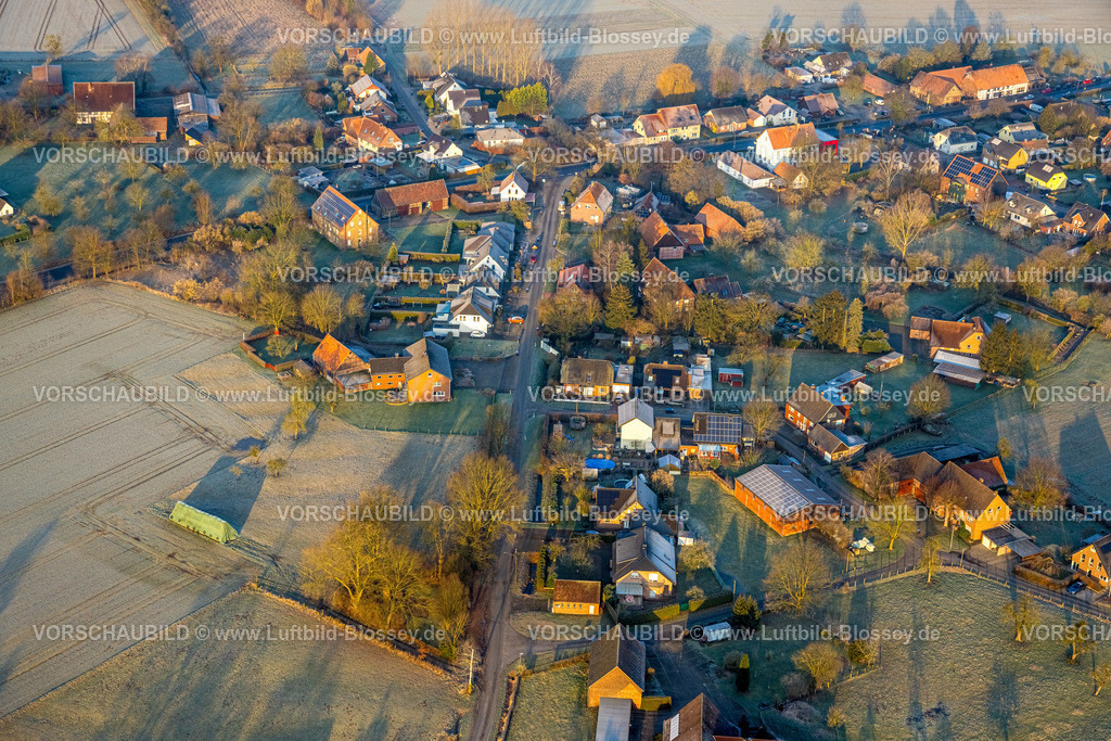 Hamm250200179Uentrop | Luftbild, Wohngebiet Ortsansicht Ortsteil Norddinker, Uentrop, Hamm, Ruhrgebiet, Nordrhein-Westfalen, Deutschland