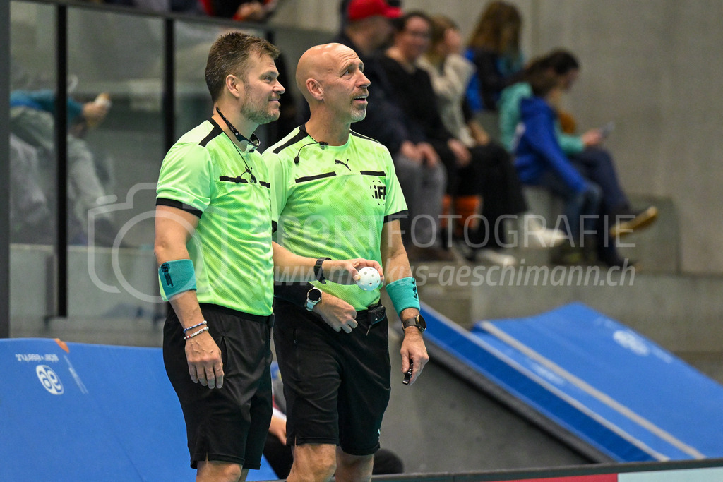 Switzerland U19 vs Finland U19 - 3. February 2024 | Switzerland U19 vs Finland U19
U19 Men International Matches in Switzerland
GoEasy Arena, Siggenthal Station
The referees of the game are from Sweden.
Credit: Markus Aeschimann | <a href="https://www.markus-aeschimann.ch">Sportfotografie Markus Aeschimann</a> | <a href="https://www.instagram.com/sportfotografie.aeschimann">@sportfotografie.aeschimann</a> - Realisiert mit Pictrs.com