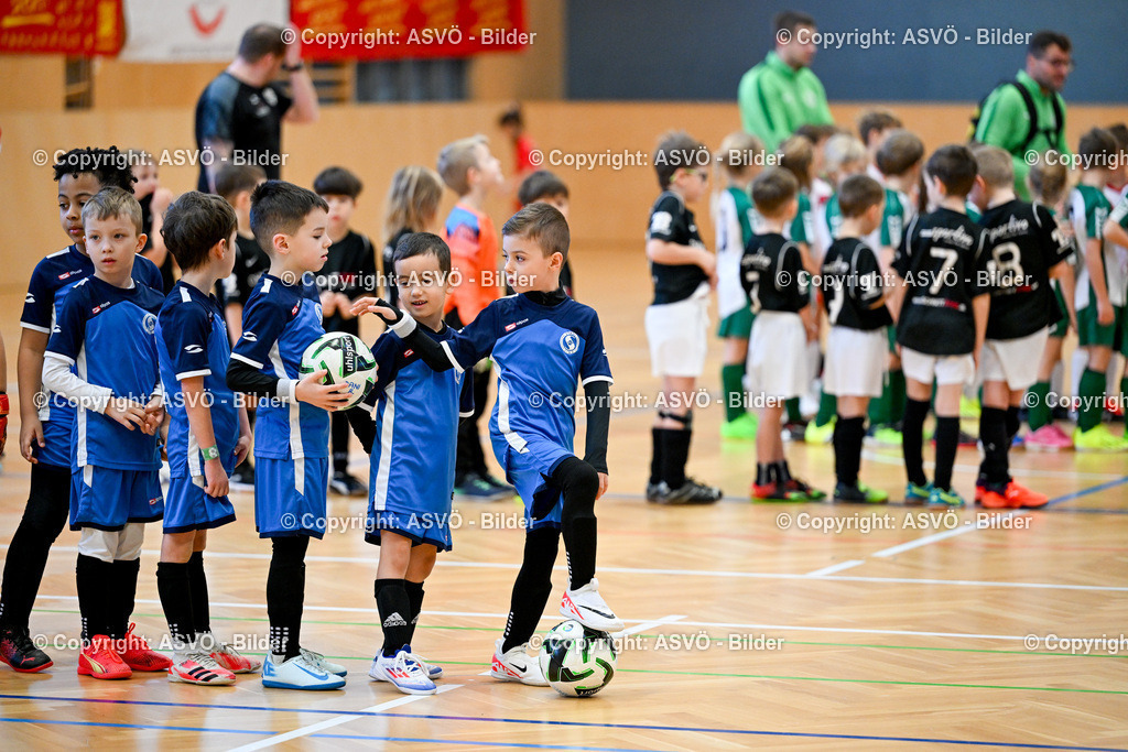 ASVÖ_ Fussballturnier SV Gallneukirchen_ 08.02.2025-15 | 08.02.2025, Gallneukirchen, AUT, ASVÖ, Fussball Nachwuchs Hallenturnier 2025, SV Gallneukirchen im Bild Teilnehmer U 7©Harald Dostal / fodo.media - Realisiert mit Pictrs.com