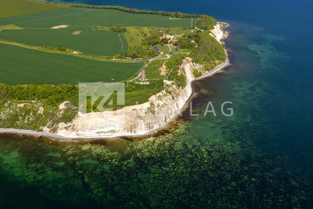 Wandbild-Kap-Arkona-Luftbild-Ostsee-0U3A3263 | Auf der Halbinsel Wittow befindet sich die 45 Meter hohe Steilküste Kap Arkona - Realisiert mit Pictrs.com