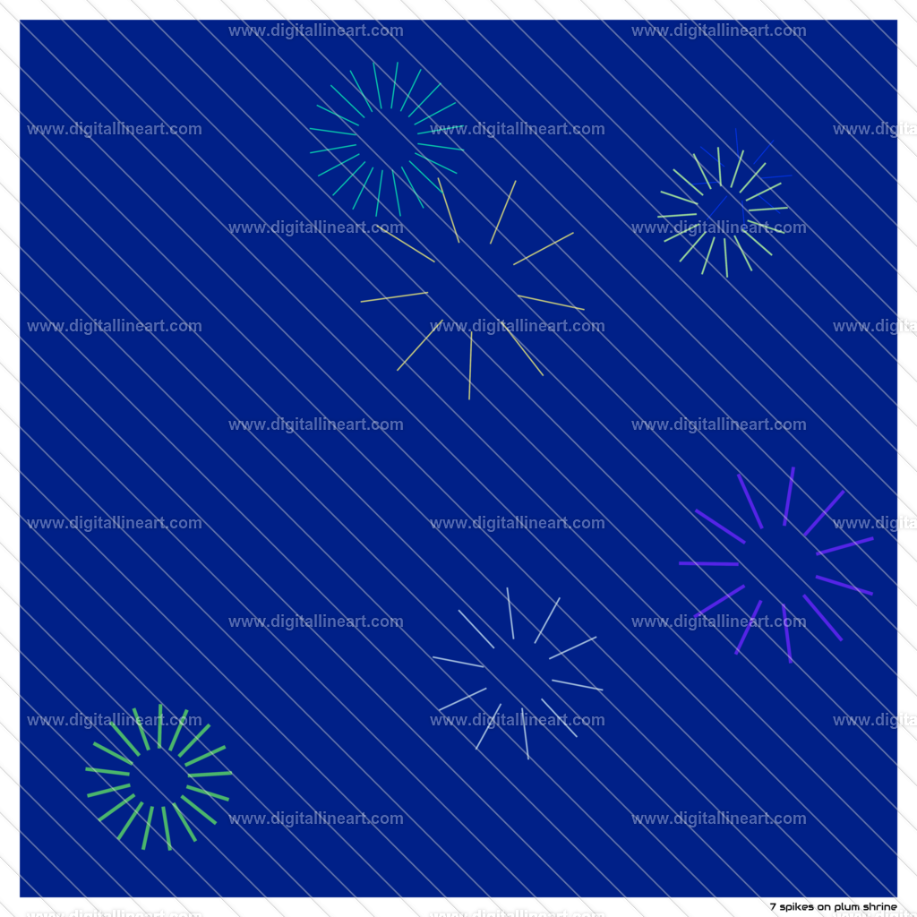 7-spikes-plum-shrine | digitallineart - Realisiert mit Pictrs.com