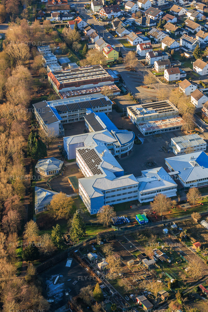 Luftbild: PAMINA-Schulzentrum Herxheim in Herxheim bei Landau im Bundesland Rheinland-Pfalz in Deutschland. Foto: IMG_152565.jpg vom 31.12.2025 durch Werner Riehm/FLY-FOTO.dePamina-Schulzentrum - Herxheim