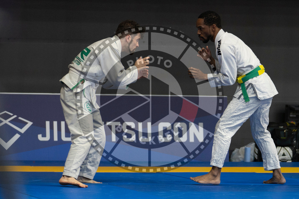 20240119PBB3296 | Fighters compete during the IBJJF European Championship in Paris, France, on January 19, 2024.