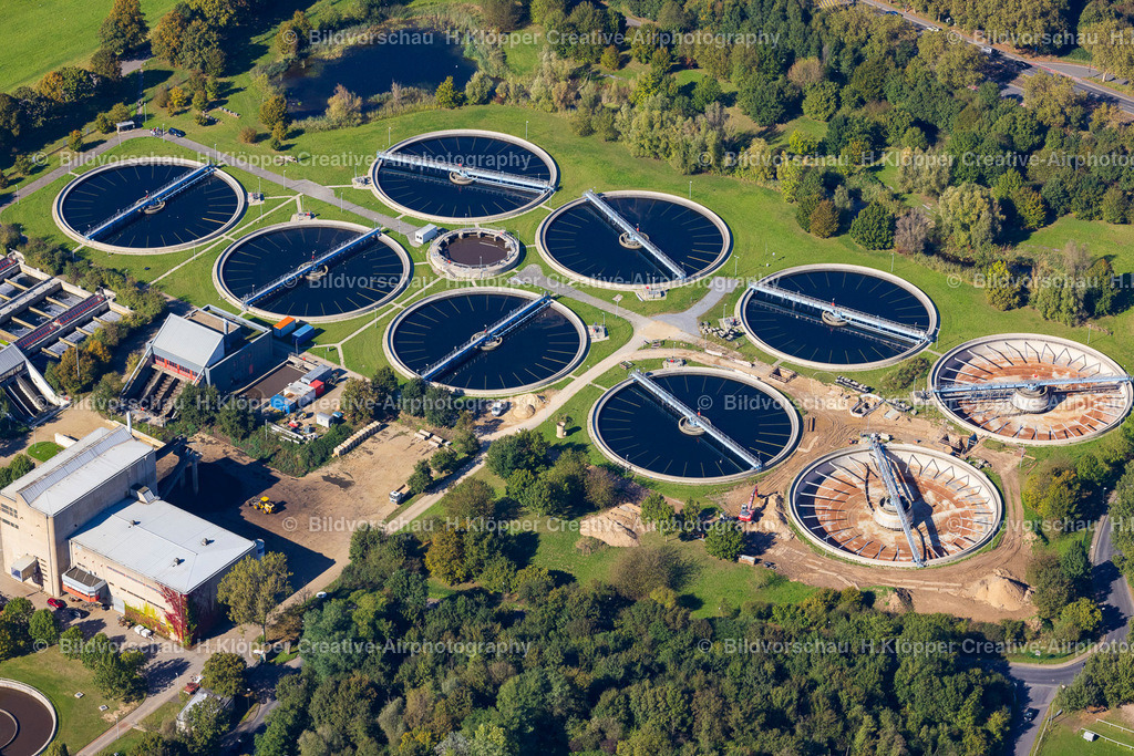 Luftbilder Düsseldorf-5007 | Luftbilder Düsseldorf Klärwerk  Süd - Realized with Pictrs.com