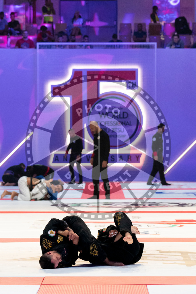 20231106PBB0732 | Fighters compete during the AJP World Master Championship in the Mubadala Arena in Abu Dhabi, Arab United Emirates, on November 6, 2023.