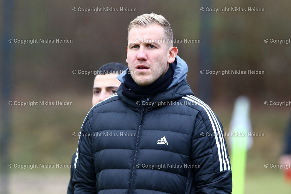 NH_ETSVHamburg_Teutonia05_Testspiel_26012025 | Jan-Philipp Rose (Trainer, ETSV Hamburg)Fußball I Herren I Testspiel I Saison 2024-2025 I ETSV Hamburg - Teutonia 05 I 26.01.2025 I Sportplatz Mittlerer Landweg