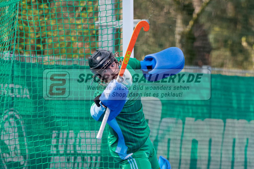 HK_20230415_901532 | 1. Bundesliga Herren Crefelder HTC - UHC Hamburg am 14.4.2023 Crefelder HTC, Krefeld , Lambrecht Frederik ( Torwart UHC Hamburg )
