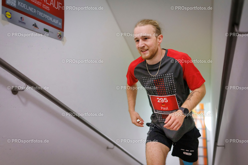 KölnTurm Treppenlauf; Köln, 03.08.2025 | Impressionen vom KölnTurm Treppenlauf am 03.08.2025 in Köln (Nordrhein-Westfalen). 