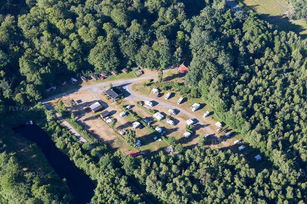 Luftbild: Ortsansicht in Torne im Bundesland Kronoberg in Schweden. Foto: IMG_108166.jpg vom 28.06.2018 durch Werner Riehm/FLY-FOTO.de