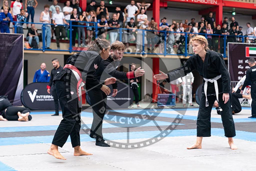 20230826PBB56259 | Fighters compete during the AJP INTLPRO BJJ and grappling competition in Hamburg, Germany, on August 26 2023.