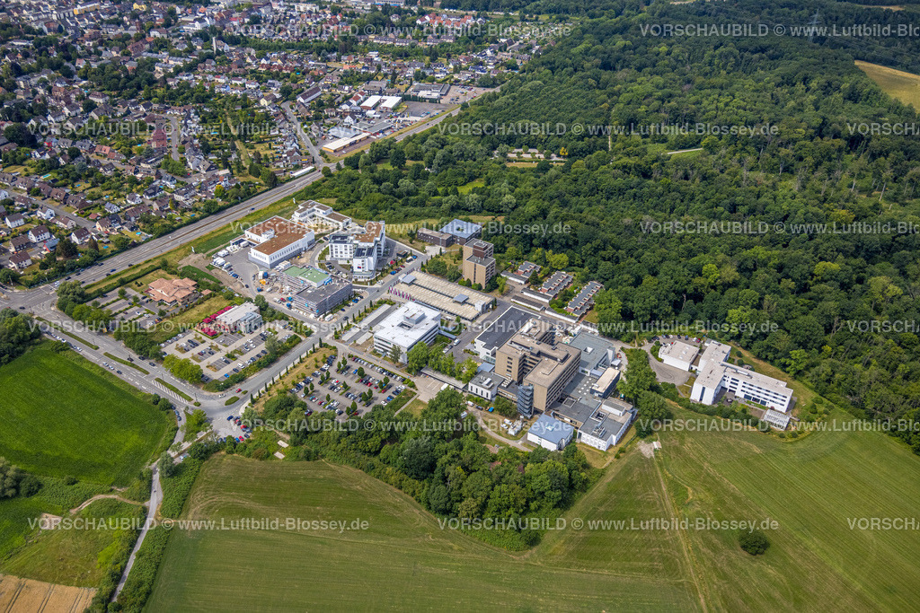 Castrop-Rauxel220706571 | Luftbild, Baustelle Evangelisches Krankenhaus Gesundheitscampus, Grutholzallee und B235, Rauxel, Castrop-Rauxel, Ruhrgebiet, Nordrhein-Westfalen, Deutschland