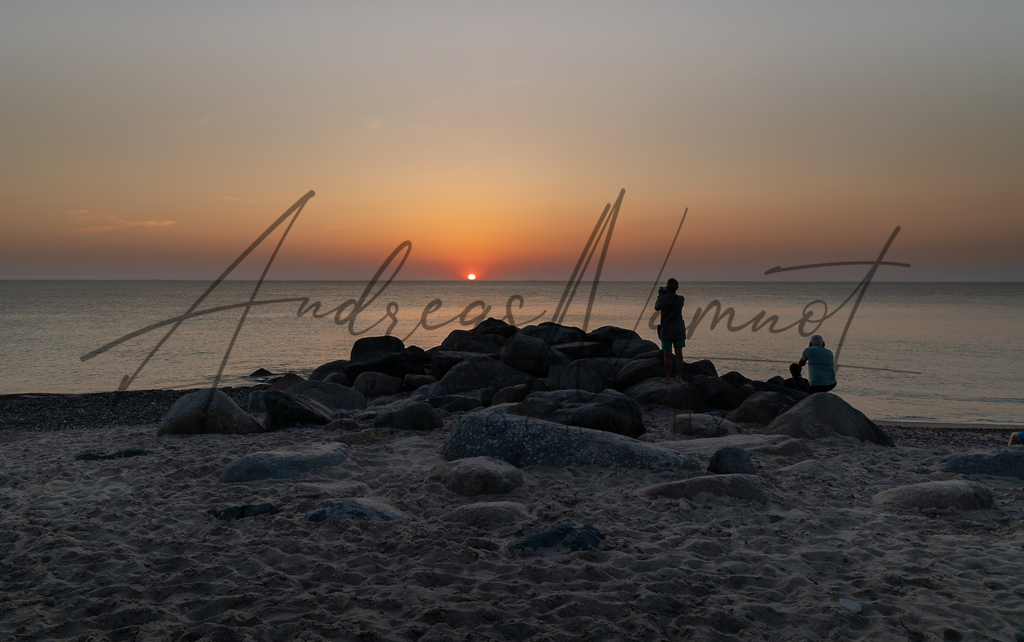 Sonnenuntergang Stenbjerg Landingplads | Sonnenuntergang im kleinen Fischerhafen von Stenbjerg in Nordjütland - Realisiert mit Pictrs.com