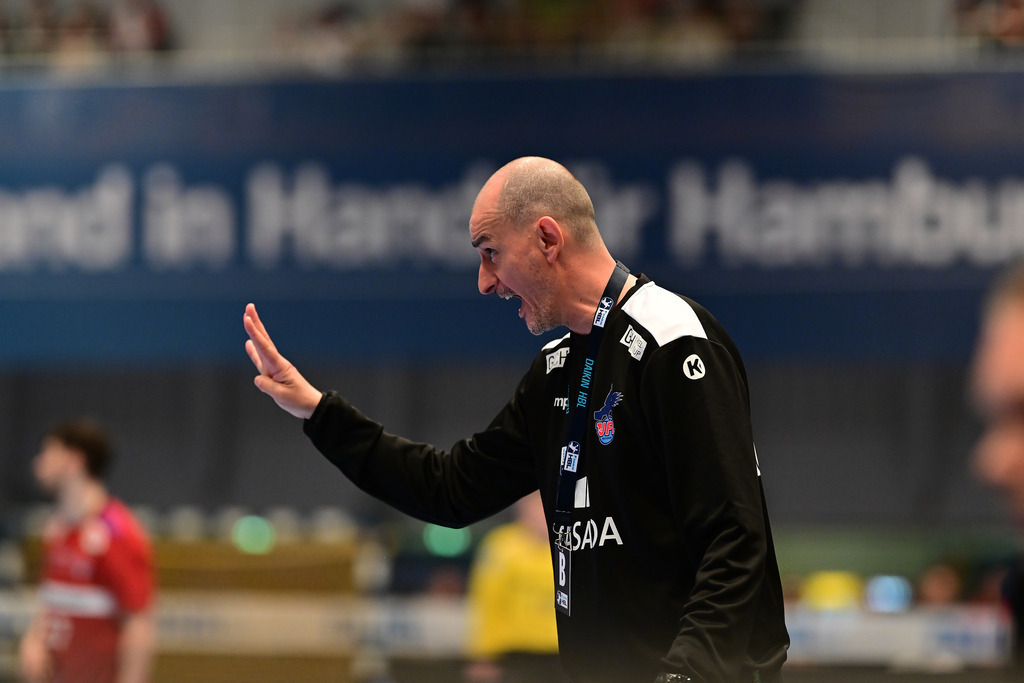 Handball I Herren I Saison 2024-2025 I Bundesliga I 25. Spieltag I HSV Hamburg - 1. VfL Potsdam | Der Sportfotograf. - Realisiert mit Pictrs.com