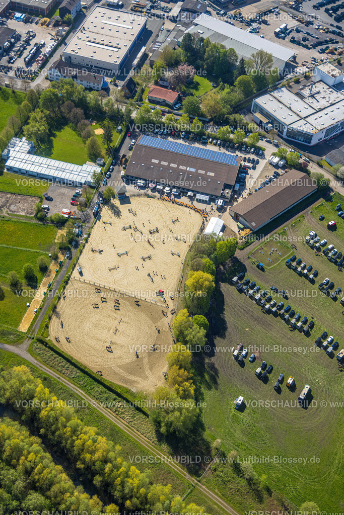 Kamen230406104 | Luftbild, Reitverein Kamen, Reitschule Astrid Kley, Kamen, Ruhrgebiet, Nordrhein-Westfalen, Deutschland