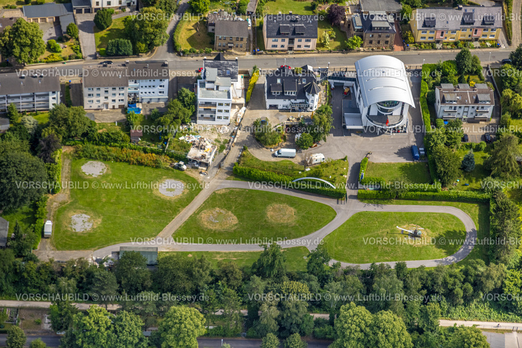 Witten230700849 | Luftbild, Wohnsiedlung Marktweg, Hubschrauber im Garten, Rüdinghausen, Witten, Ruhrgebiet, Nordrhein-Westfalen, Deutschland