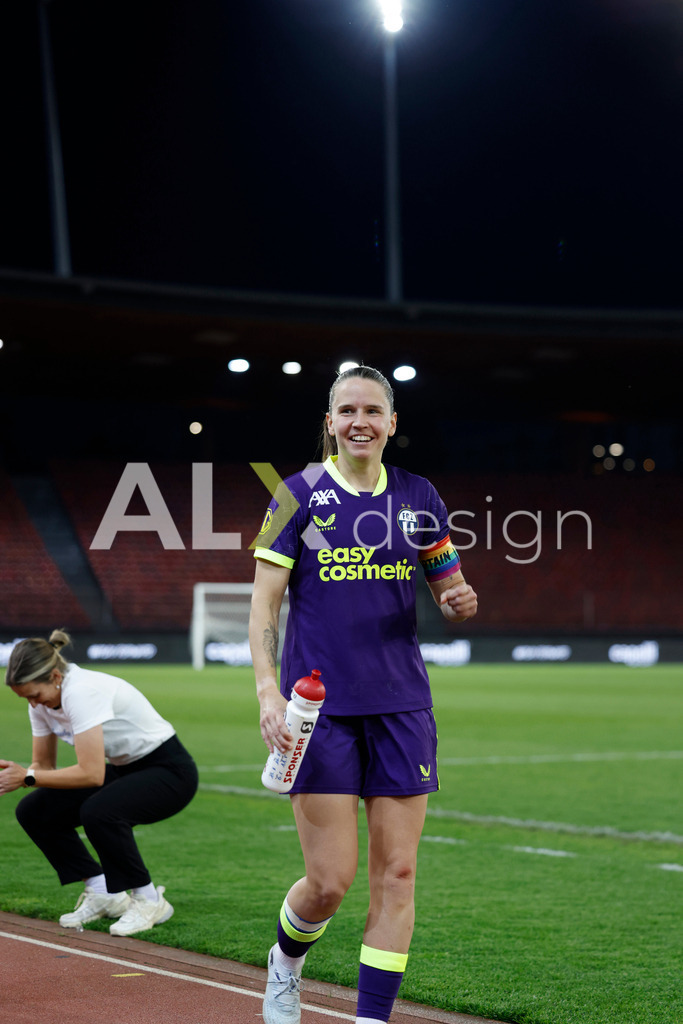 GC Zürich vs FC Zürich - AXA Women’s Super League Playoffs - Stadion Letzigrund | NAOMI MÉGROZ of FC Zürich after the AXA Women’s Super League Playoffs quarter-final second leg between GC Zürich and FC Zürich at Stadion Letzigrund, Zurich, Switzerland. - Realisiert mit Pictrs.com