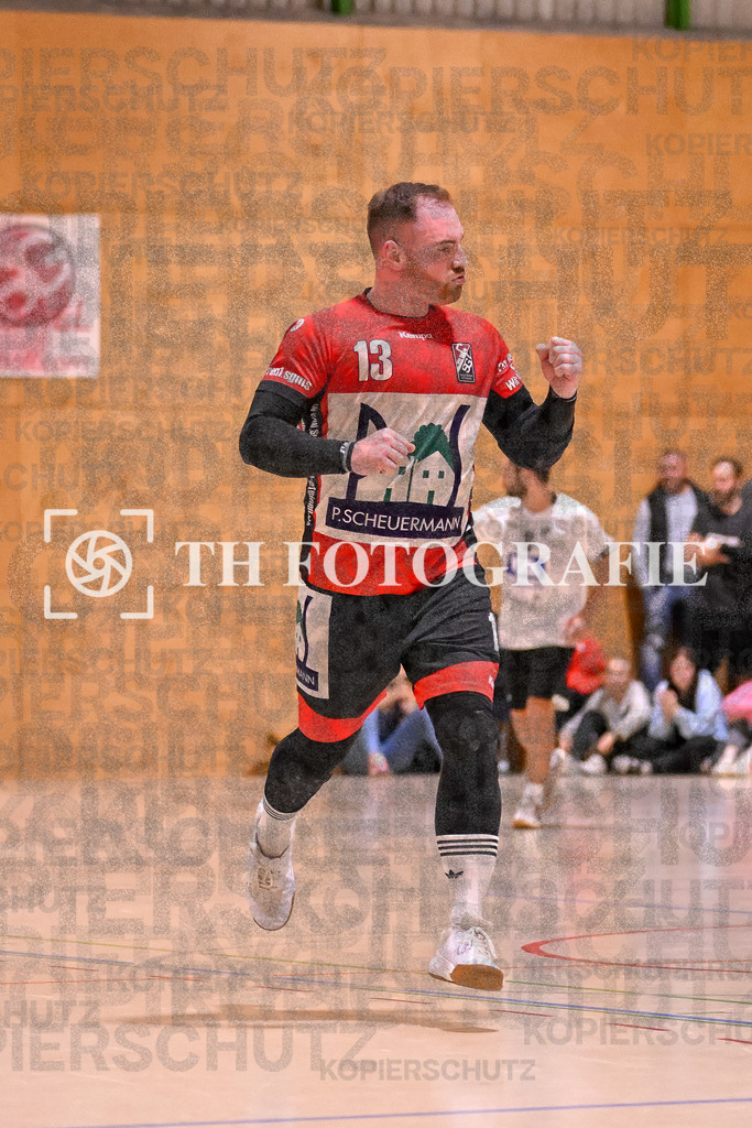 GER, SG Maulburg/Steinen - HSG Dreiland, Handball, Landesliga Suedbaden, 4. Spieltag, Saison 2024/2025, 12.10.2024 | Andre Leuchtmann (SG Maulburg/Steinen, #13)GER, SG Maulburg/Steinen - HSG Dreiland, Handball, Landesliga Suedbaden, 4. Spieltag, Saison 2024/2025, 12.10.2024Foto: TH Fotografie/Thomas Hess