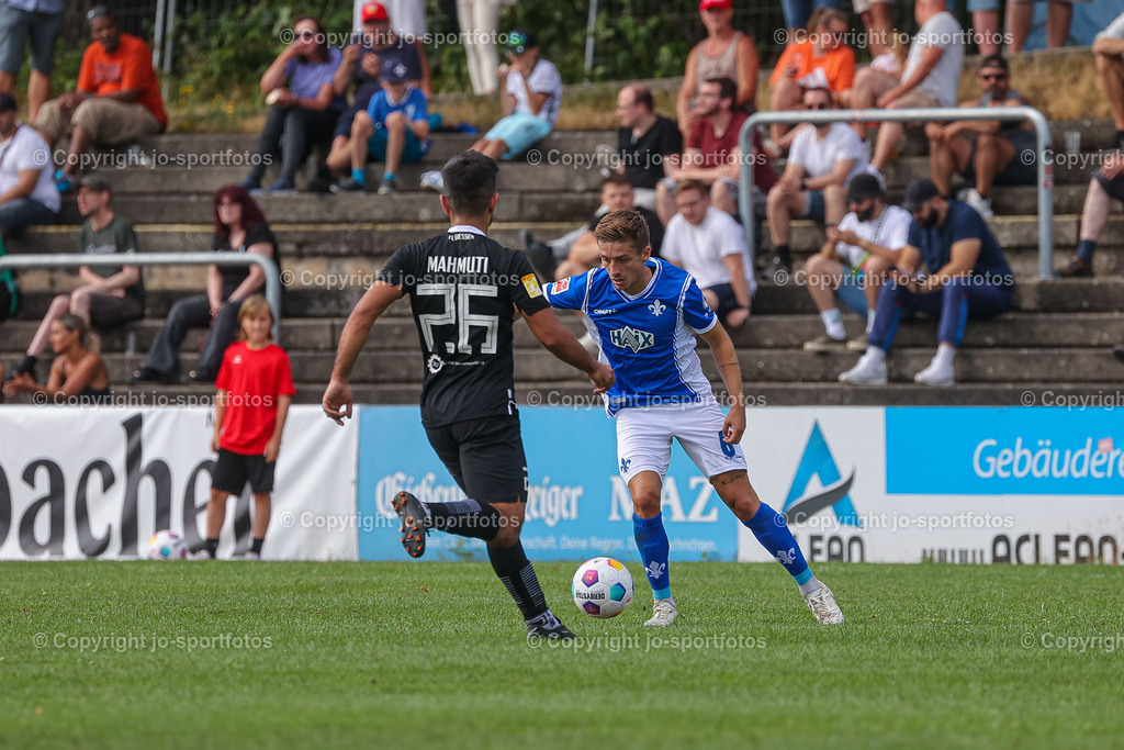 Giessen_Darmstadt (188) | 16.07.2023; Testspiel; Waldstadion Gießen; FC Gießen - SV Darmstadt 98; Ergebnis: 2:0 (0:0)