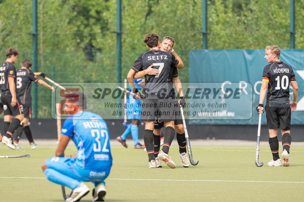 HK_20230822_103778 | 4 Nations Tournament Spiel um Platz 1 ( MU21 ) Indien - Germany am 22.8.2023 DHC Düsseldorf, Düsseldorf ,