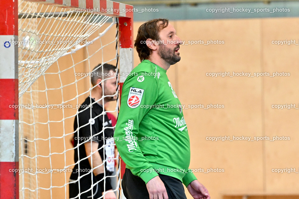 SC Ferlach vs. ALPLA HC Hard | #32 DOKNIC Golub SC Hard, SC Ferlach vs. ALPLA HC Hard, SC Ferlach vs. ALPLA HC Hard am 05.04.2025 in Ferlach (Ballspielhalle Ferlach), Austria, (Photo by Bernd Stefan)