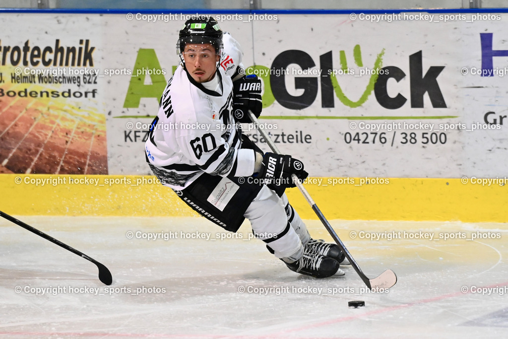ESC Sparkasse Steindorf vs. LE Kings | #60 Wassermann Dominik LE Kings, ESC Sparkasse Steindorf vs. LE Kings, ESC Sparkasse Steindorf vs. LE Kings am 01.11.2025 in Steindorf (Ossiachersee Halle), Austria, (Photo by Bernd Stefan)