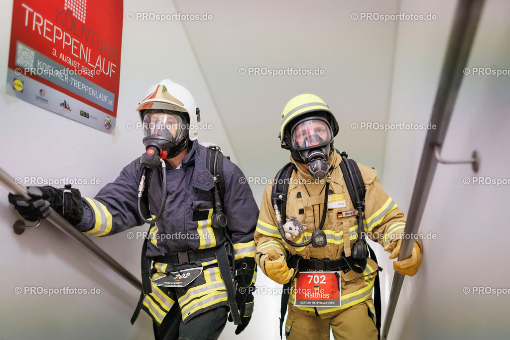 KölnTurm Treppenlauf; Köln, 03.08.2025 | Impressionen vom KölnTurm Treppenlauf am 03.08.2025 in Köln (Nordrhein-Westfalen). 