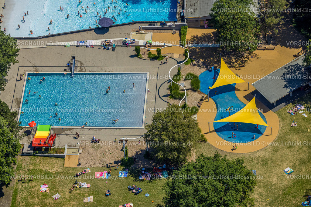 Oberhausen230705593 | Luftbild, Vonderort Wellness-Center mit Sauna, Wellness und Freibad, Osterfeld, Oberhausen, Ruhrgebiet, Nordrhein-Westfalen, Deutschland