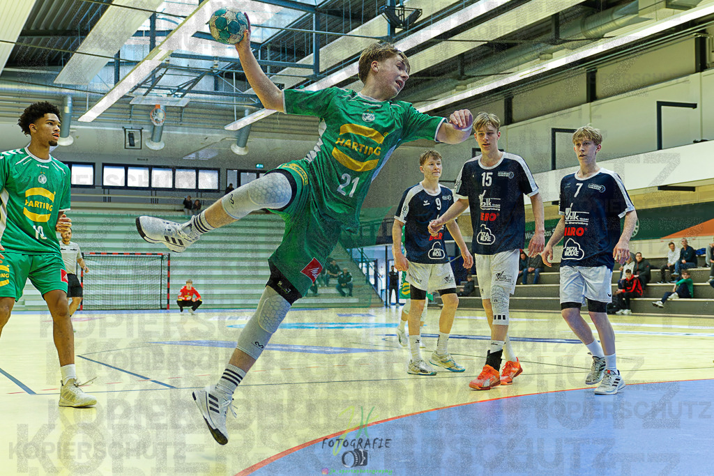 mJB Pokalrunde dt. Meisterschaft, TV Hüttenberg - TSV GWD Minden | mJB Pokalrunde dt. Meisterschaft, TV Hüttenberg - TSV GWD Minden am 15.03.2025 in Münchholzhausen (Sporthalle Münchholzhausen)Photo © 2025 - Jörg Heinrich - Realisiert mit Pictrs.com