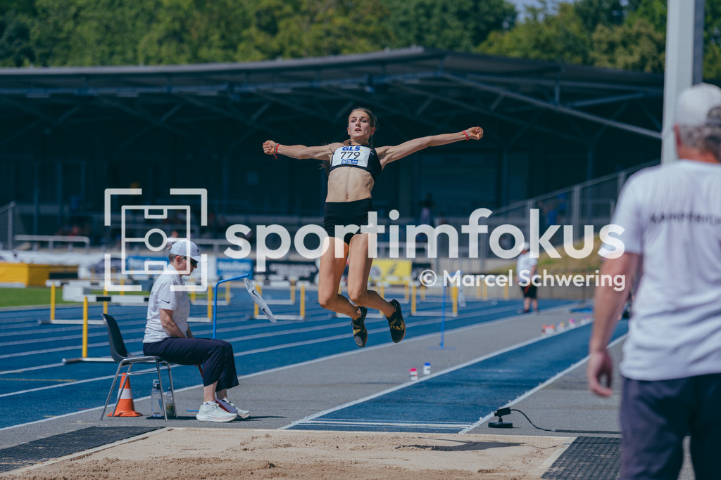 Deutsche Meisterschaften U20 / U16 2026 | Matilda Leowald, ART Düsseldorf, 779, Weitsprung, Deutsche Meisterschaften der U20 &amp; U16 2026, Lohrheidestadion Bochum-Wattenscheid, 12.07.2026. Foto: Marcel Schwering / sportimfokus - Realisiert mit Pictrs.com