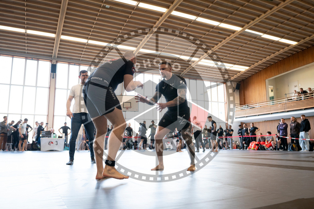 20240309PBB5297 | Fighters compete during the International Luta Livre (ILLCS) Spring Championship in Hannover, Germany, on March 9, 2024.