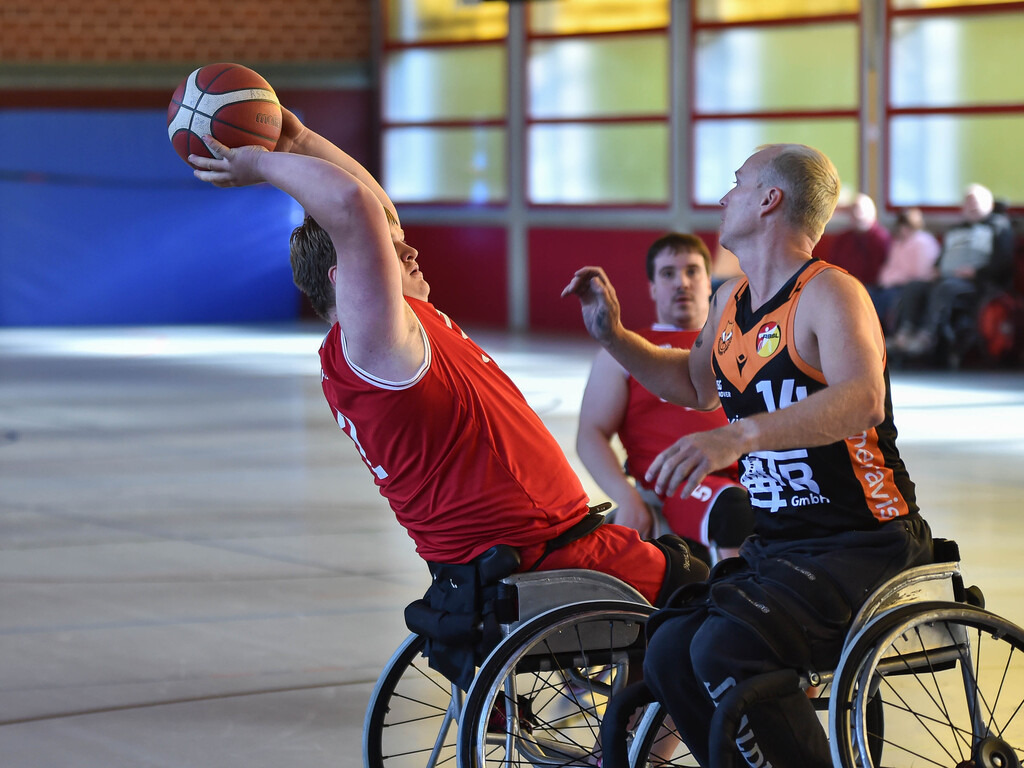 2024-10-26-0100 | RSKV Tuebingen vs. Hannover United 2, Rollstuhlbasketball, 2. Bundesliga Sued, 3. Spieltag, Saison 2024/2025, 26.10.2024, Foto: Ralph Kunze - Realisiert mit Pictrs.com