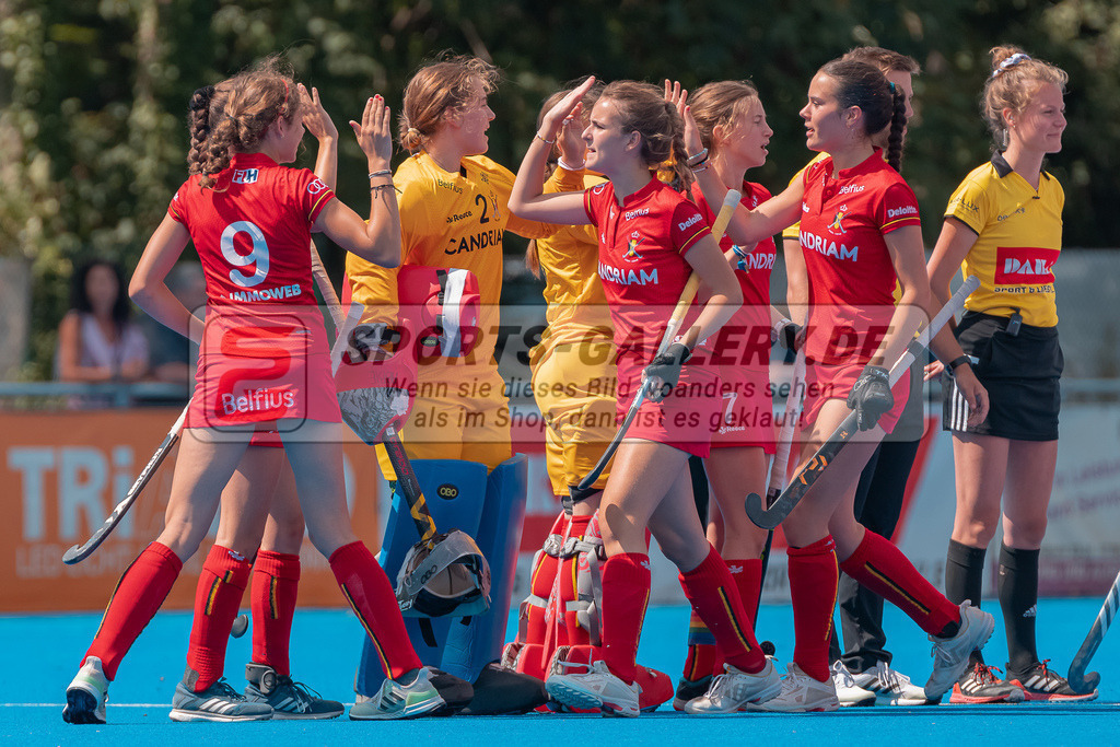 HK_20230712_101501 | Euro Hockey WU18 Belgium vs Germany Championship Girls & Boys am 12.7.2023 CHTC , Krefeld ,