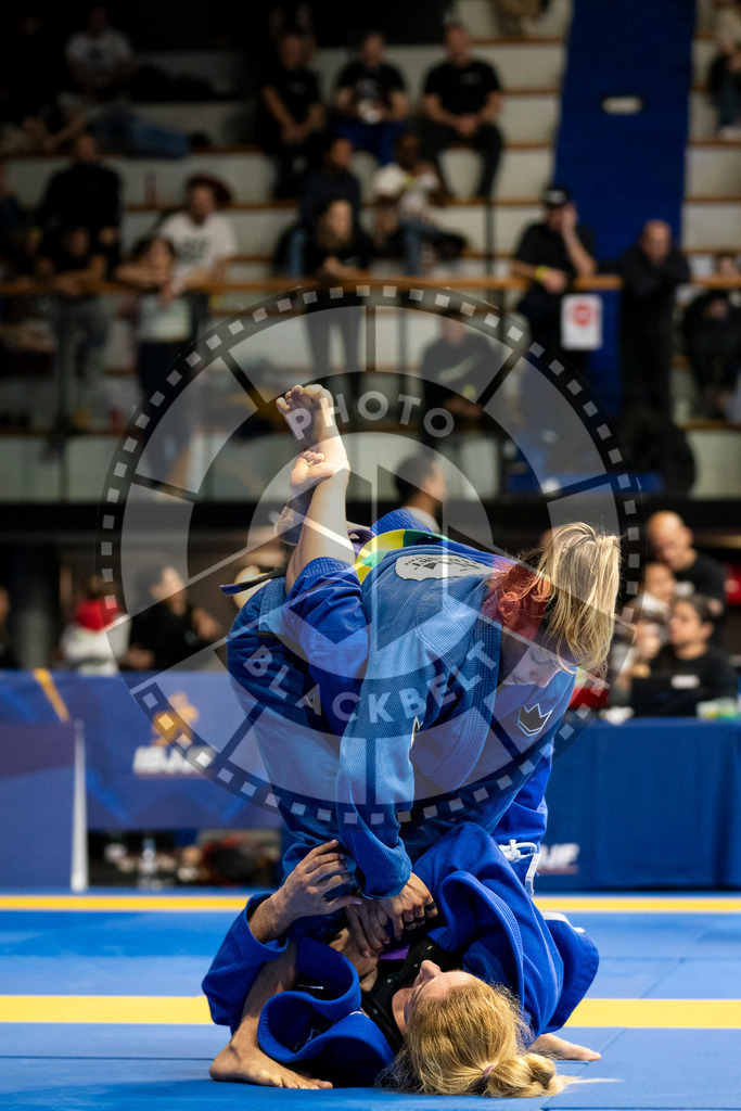 20240123PBB04167 | Fighters compete during the second day of the IBJJF European Championship in Paris, France, on January 23, 2024.