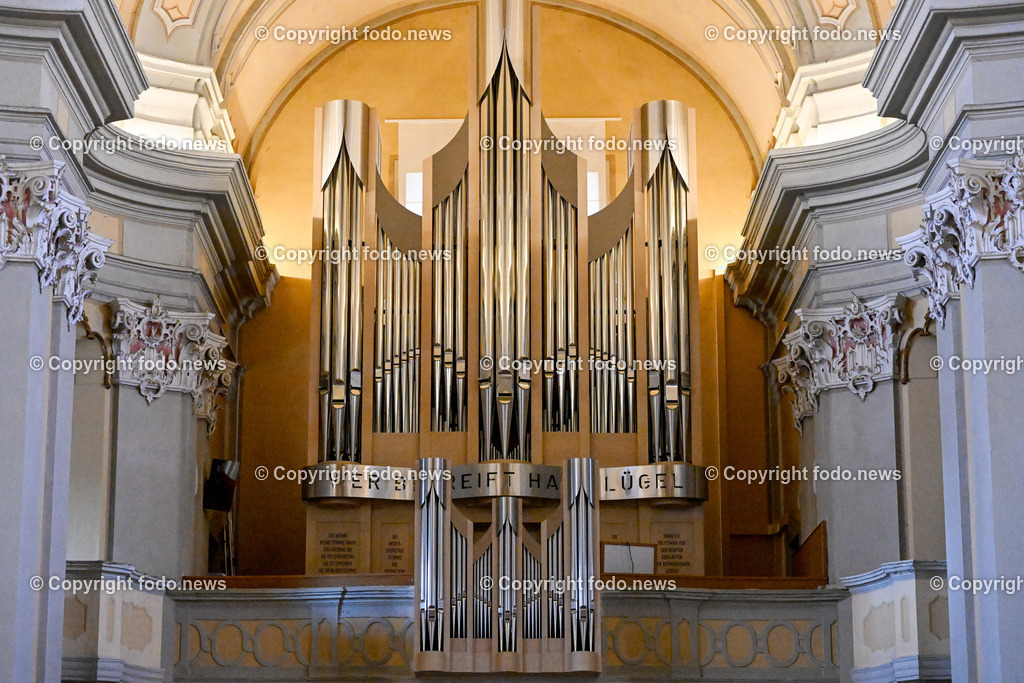 Pöstlingberg_ Pöstlingbergkirche_ Wallfahrtsbasilika_ Wahrzeichen_ Linz_ 03.04.2023-7 | 03.04.2023, Pöstlingberg, AUT, Pöstlingberg, Pöstlingbergkirche, Wallfahrtsbasilika, Wahrzeichen, Linz, im Bild Orgel