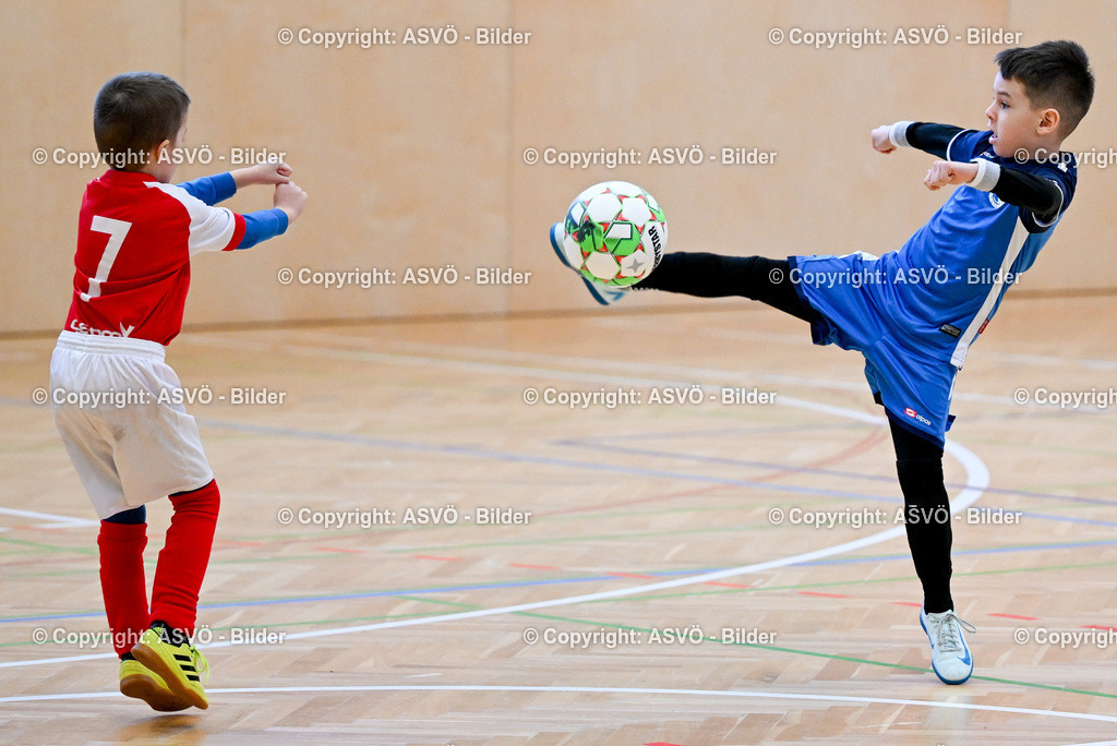 ASVÖ_ Fussballturnier SV Gallneukirchen_ 08.02.2025-28 | 08.02.2025, Gallneukirchen, AUT, ASVÖ, Fussball Nachwuchs Hallenturnier 2025, SV Gallneukirchen im Bild Teilnehmer U 7©Harald Dostal / fodo.media - Realisiert mit Pictrs.com