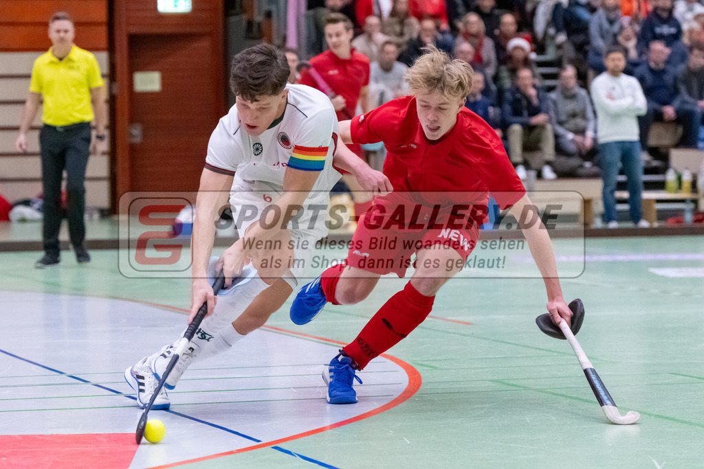 HK_20241220_100536 | 1. Bundesliga Halle Herren Crefelder HTC - Gladbacher HTC am 20.12.2024 Halle Glockenpitz, Krefeld ,