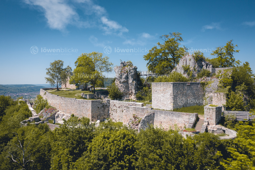 Helfenstein Ruine bei Geislingen im Sommer | löwenblicke | shop