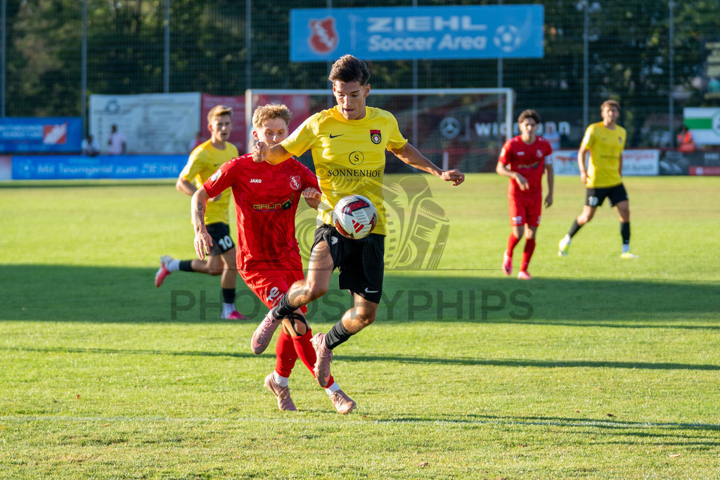 SSV Schwäbisch Hall vs. SG Sonnenhof Großaspach, Fussball, WFV-Pokal, 3. Runde, 11.08.2026 | Deli Hajdini (SG Sonnenhof Großaspach, #07),SSV Schwäbisch Hall vs. SG Sonnenhof Großaspach, Fussball, WFV-Pokal, 3. Runde, 11.08.2026