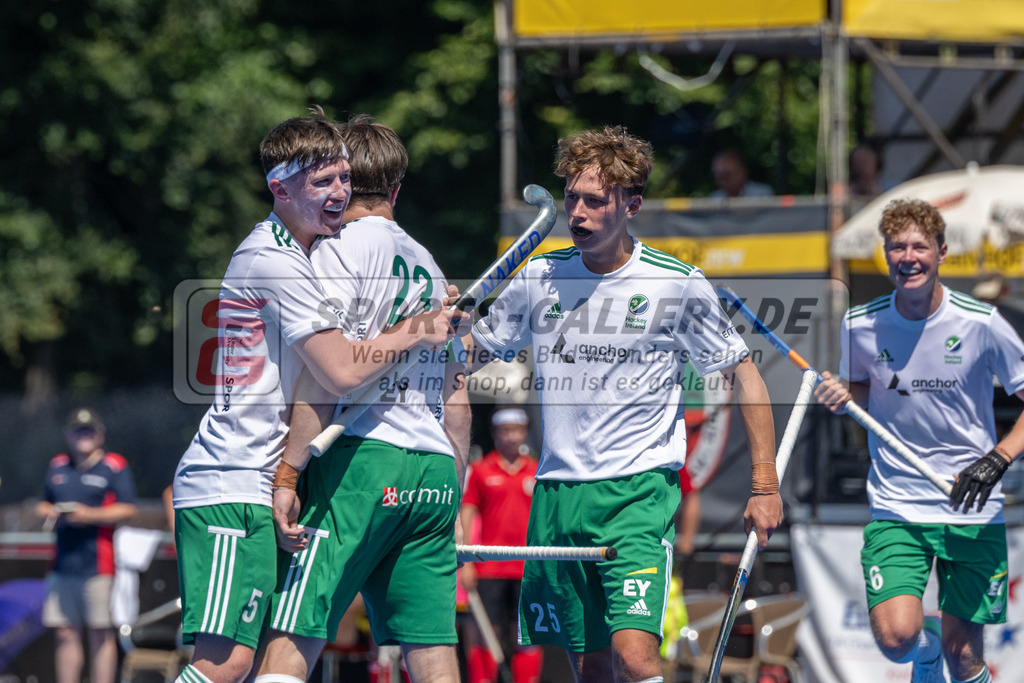 SFE_20230708_0052 | EuroHockey EM U18 Boys Austria vs Ireland am 08.07.2023 in Krefeld (Gerd-Wellen-Hockeyanlage), Photo: Stephan Fehrmann 2023 (Sports-Gallery)