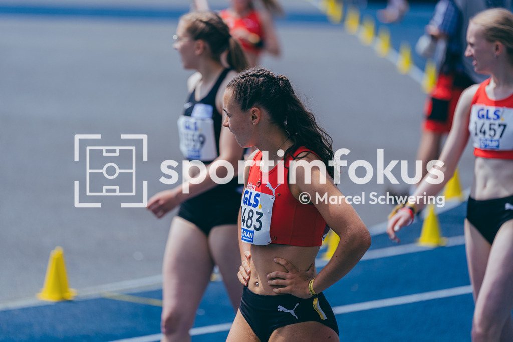DM U23 U18 Bochum 2026 | Jenna Haudek (LG Brillux Münster) bei den Deutschen Meisterschaften der U18 &amp; U23 2026 im Lohrheidestadion in Bochum-Wattenscheid. - Realisiert mit Pictrs.com