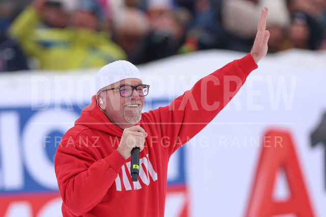 UEFA Europa League 2025/26: SK Sturm Graz vs SK Brann | Graz, Austria, 29.JAN.26 - SOCCER - UEFA Europa League, SK Sturm Graz vs SK Brann Bergen. The image shows Gerry Friedle (DJ Oetzi).