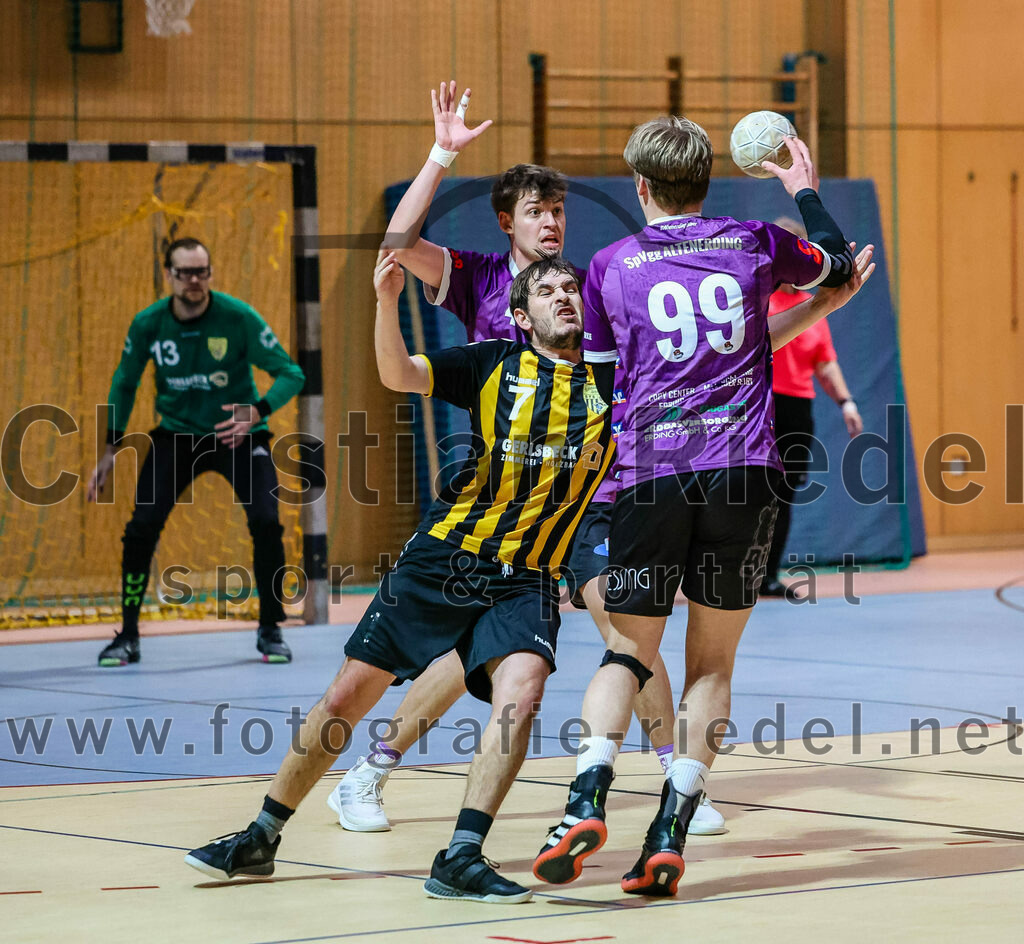 2023-12-16_088_SpVgg_Altenerding_gegen_HF_Scheyern | Erding, Deutschland, 16.12.2023:
Handball, Bezirksoberliga Männer 2023 / 2024, 11. Spieltag, SpVgg Altenerding gegen HF Scheyern, Endergebnis: 33:21

Foto: Christian Riedel / fotografie-riedel.net