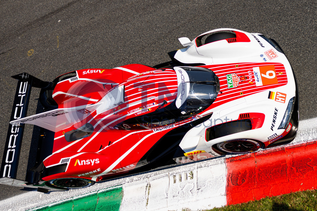 Trainproduction-20230708-0154 | MONZA,ITALY,08.Jul.23 - MOTORSPORTS - WEC, FIA World Endurance Championships, 6h of Monza, Autodromo Monza. Image shows Kevin Estre (FRA), Andre Lotterer (GER) and Laurens Vanthoor (BEL/ Porsche Penske Motorsport). Photo: Trainproduction / Matthias Trinkl