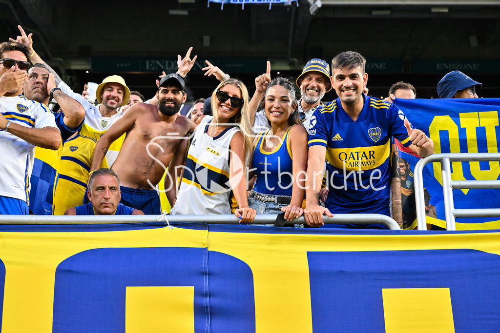 FC Bayern München - Boca Juniors | Das Hard Rock Stadium in Miami ist fest in Hand der Argentinieschen Fans der Boca Juniors / Argentinien / Argentina / Symbolbild / FIFA Club World Cup: FC Bayern Muenchen - Boca Juniors, Hard Rock Stadium am 20.06.2025