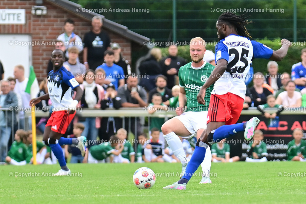 Fußball I Herren I Testspiel  I TSV Elstorf - Hamburger SV I 5.7.2025 | a-hannig - Realisiert mit Pictrs.com