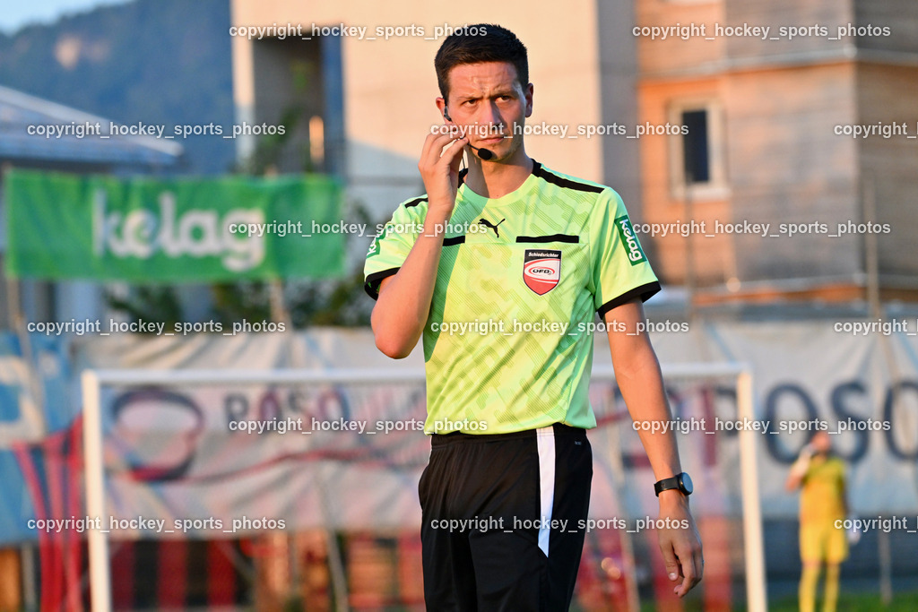 SV St.Jakob vs. SAK | Edis Skalic Referee, SV St.Jakob vs. SAK, SV St.Jakob vs. SAK am 23.08.2024 in St. Jakob im Rosenthal (Sportplatz St. Jakob), Austria, (Photo by Bernd Stefan)